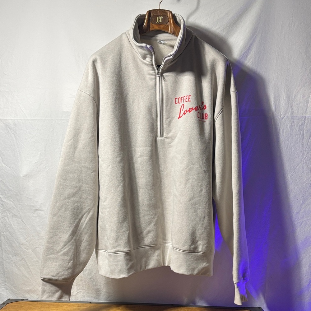 Bella Canvas Cream Zip Up Sweater